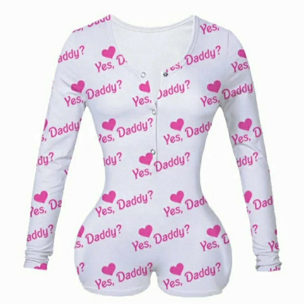 5/$25  Yes daddy" print onesie
